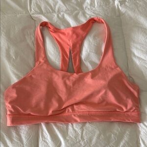 Lululemon Athletica Peach Racerback Sports Bra